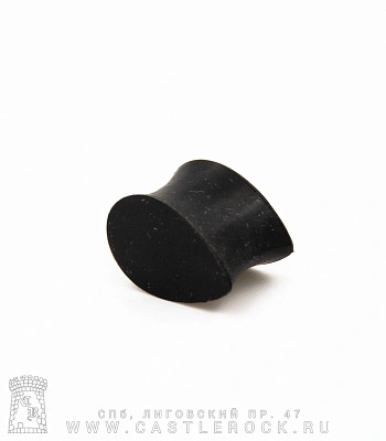 Плаг Силикон Капля (черный) 10х15 мм