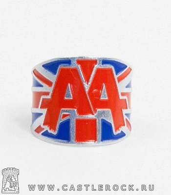 кольцо asking alexandria (красные буквы, безразмерное)