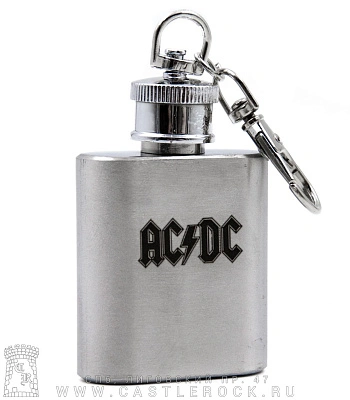 брелок фляга с гравировкой ac/dc angus young