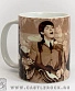 кружка beatles (группа, коричневая)