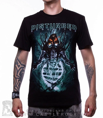 футболка disturbed "evolution" (принт большой)