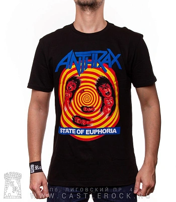 футболка anthrax "state of euphoria"