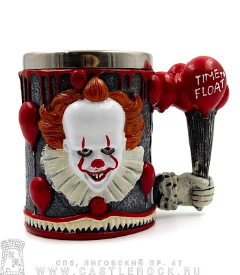 кружка клоун pennywise "time to float" (оно)