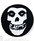 нашивка misfits (лого, круглая)