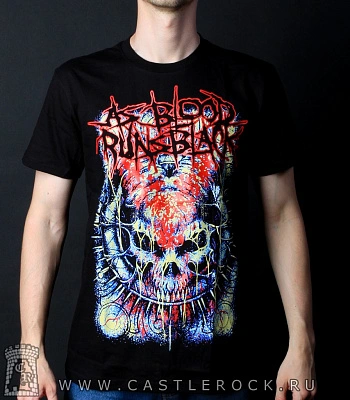 футболка as blood runs black (принт цветной)