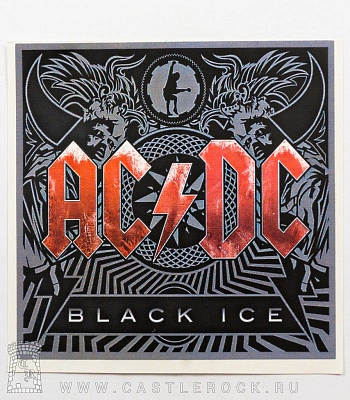 наклейка ac/dc "black ice"