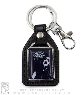брелок прямоугольный на подкладке darkthrone "transilvanian hunger"