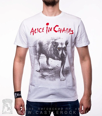 футболка alice in chains (белая)