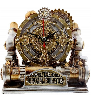 часы настольные стимпанк машина времени