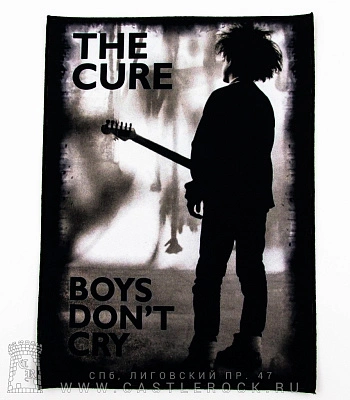 нашивка на спину cure "boys don't cry"