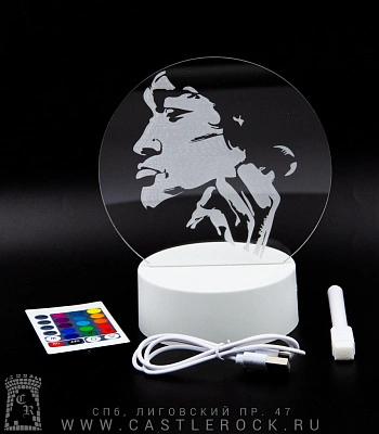 светильник кино в. цой