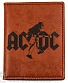 обложка для автодокументов ac/dc (ручная работа)