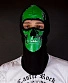шапка балаклава череп человека (зеленый)