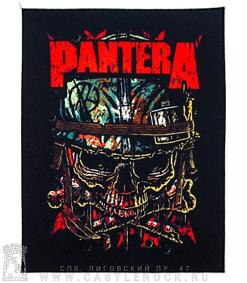 нашивка на спину pantera (череп)