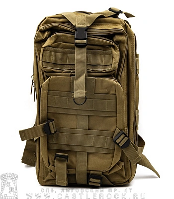 рюкзак тактический походный с контактной лентой (оливковый)