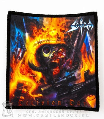 нашивка sodom "decision day"