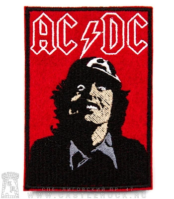 нашивка ac/dc angus young (вышивка)