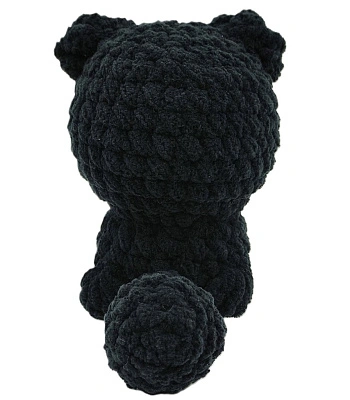 игрушка интерьерная котенок черный (зеленоглазый)