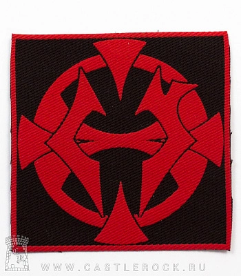 нашивка crematory (лого красное)