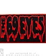 нашивка 69 eyes (лого красное)