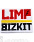 нашивка limp bizkit (лого, белая, вышивка)