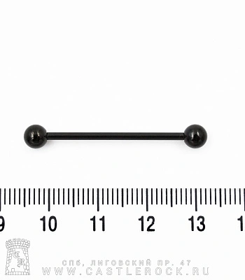 Штанга Индастриал Сталь Черная с Шариками 1,6 х 28 х 5/5