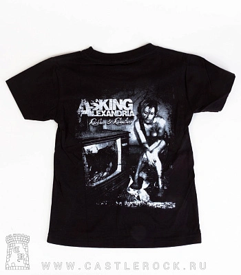 футболка детская asking alexandria "reckless & relenfless"