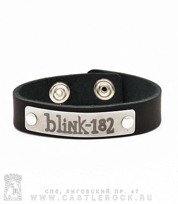 браслет кожаный blink-182