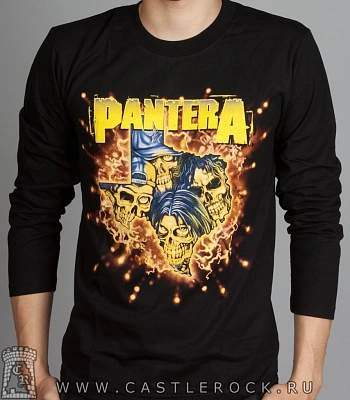 футболка pantera (черепа) д/р