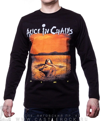 футболка alice in chains "dirt" д/р
