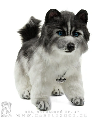 игрушка интерьерная хаски борислав