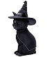 статуэтка кот в шляпе ведьмы (большая)