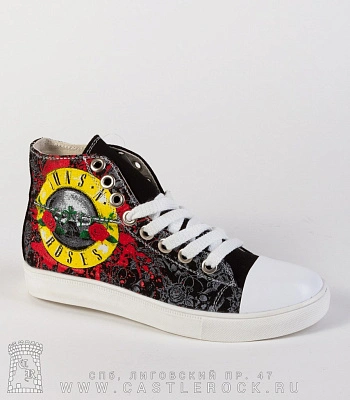 кеды guns'n'roses (лого)