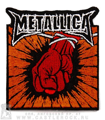 нашивка metallica "st. anger" (вышивка)