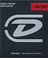струны dunlop для бас-гитары никелированные dbn45105