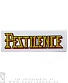 наклейка виниловая pestilence (лого)