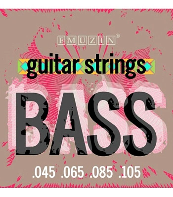 струны emuzin для бас-гитары 4s45-105