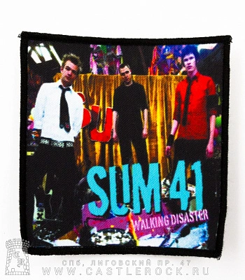нашивка sum 41 "walking disaster"