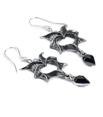 серьги alchemy gothic (алхимия готик) e425 love bats