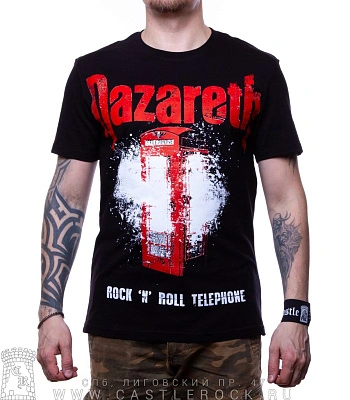 футболка nazareth "rock'n'roll telephone"