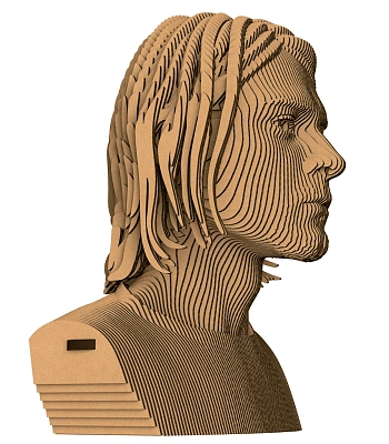 3d конструктор nirvana kurt cobain (сборный бюст)