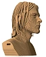 3d конструктор nirvana kurt cobain (сборный бюст)