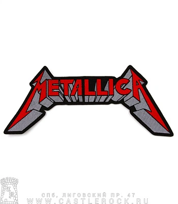 нашивка на спину metallica (лого, вышивка)
