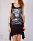 платье сова и череп (черное)