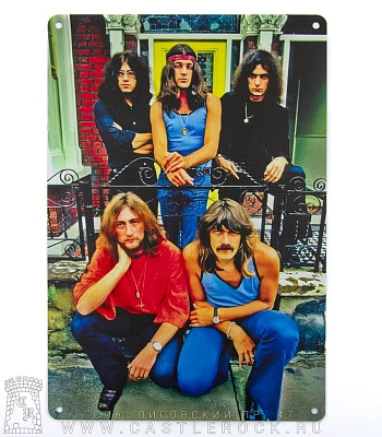 табличка deep purple (группа, мультиколор)