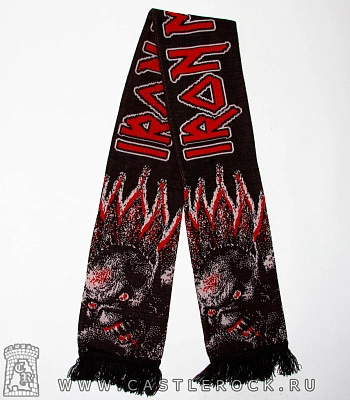 шарф iron maiden (eddie в огне)