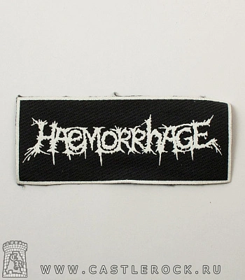 нашивка haemorrhage (белое лого)