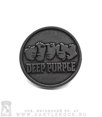 значок цанга рельефный deep purple "shades of deep purple"