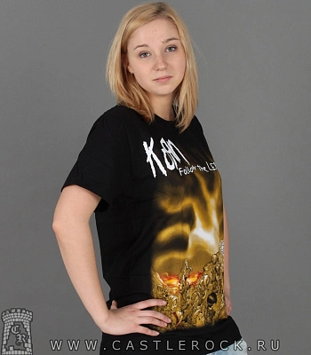 футболка korn "follow the leader" (принт большой)