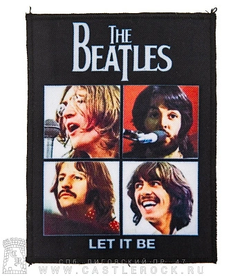 нашивка beatles "let it be"